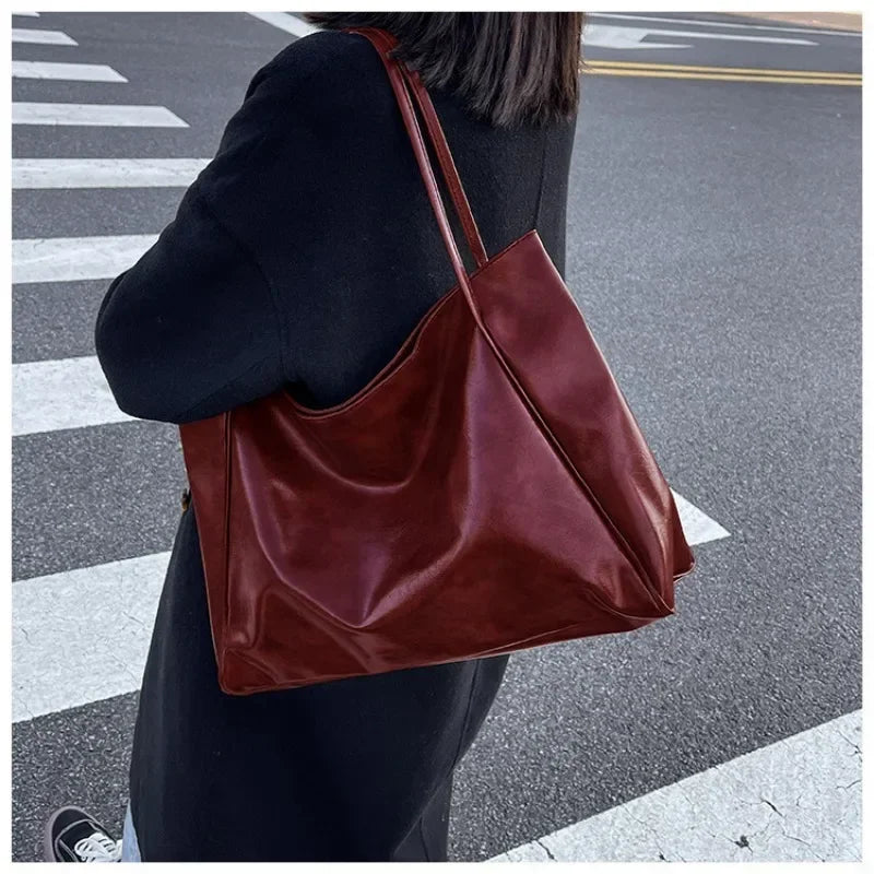 Large Leather Shoulder Bag