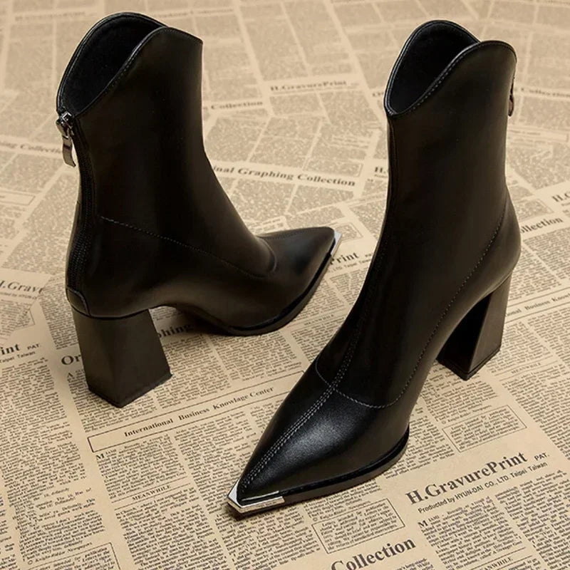 High Heel Ankle Boots