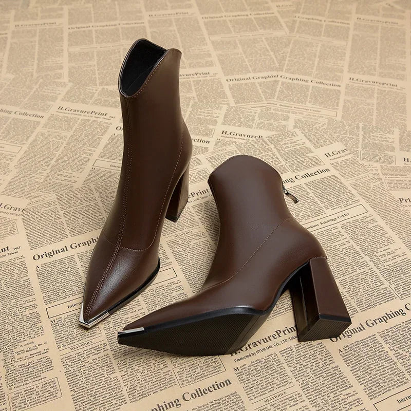 High Heel Ankle Boots