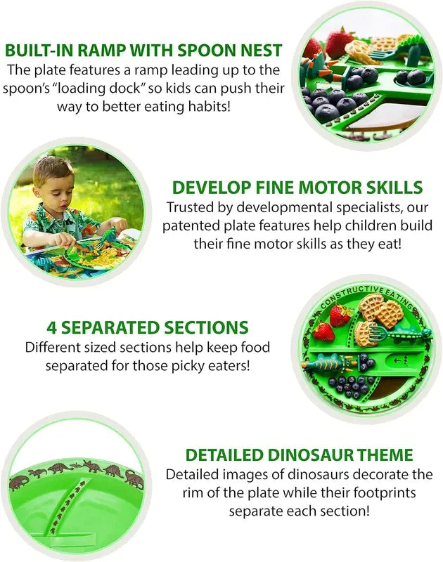 Plate and Utensils Set For Kids