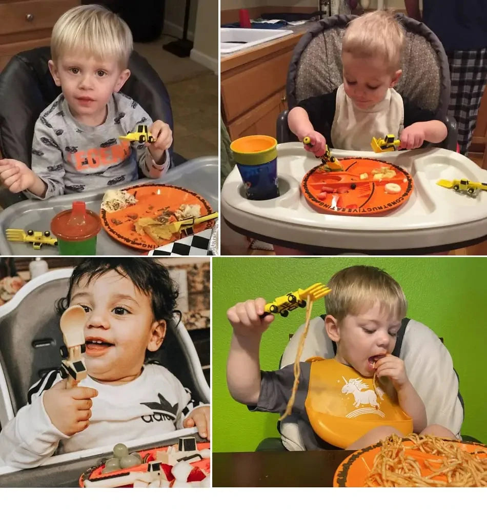 Plate and Utensils Set For Kids