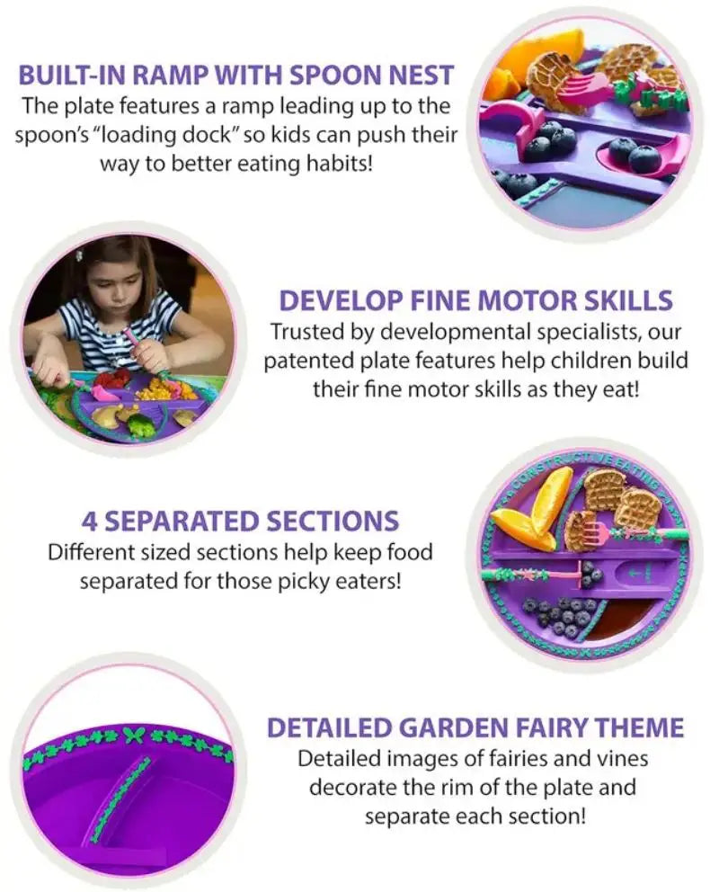 Plate and Utensils Set For Kids
