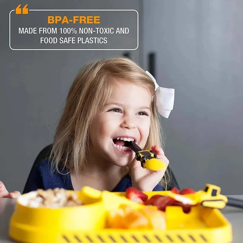 Plate and Utensils Set For Kids