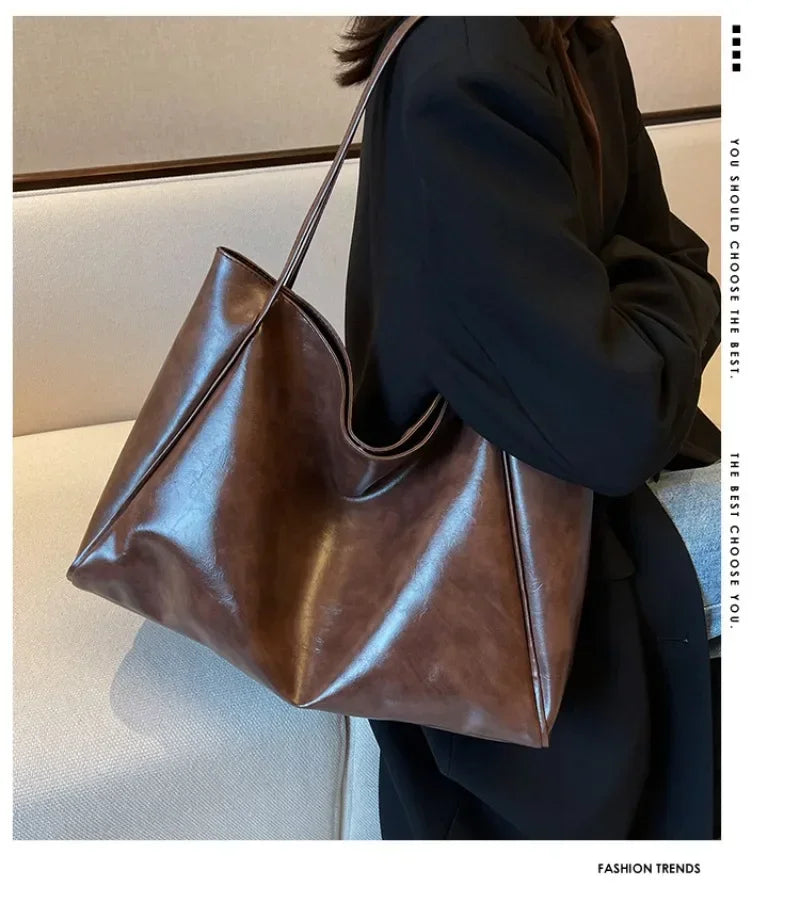 Large Leather Shoulder Bag