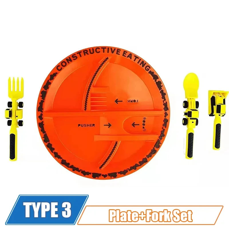 Plate and Utensils Set For Kids
