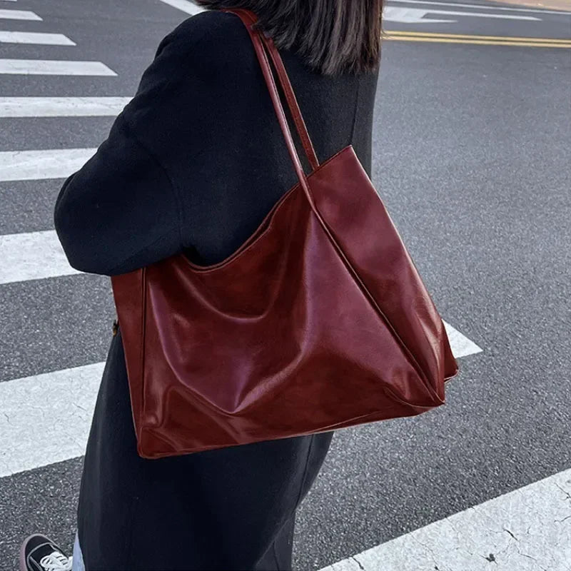 Large Leather Shoulder Bag