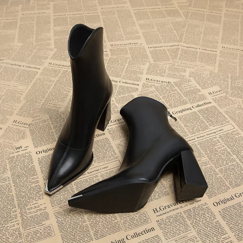 High Heel Ankle Boots