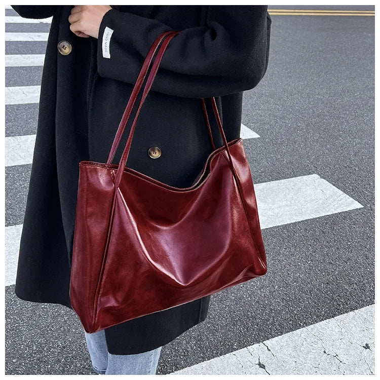 Large Leather Shoulder Bag