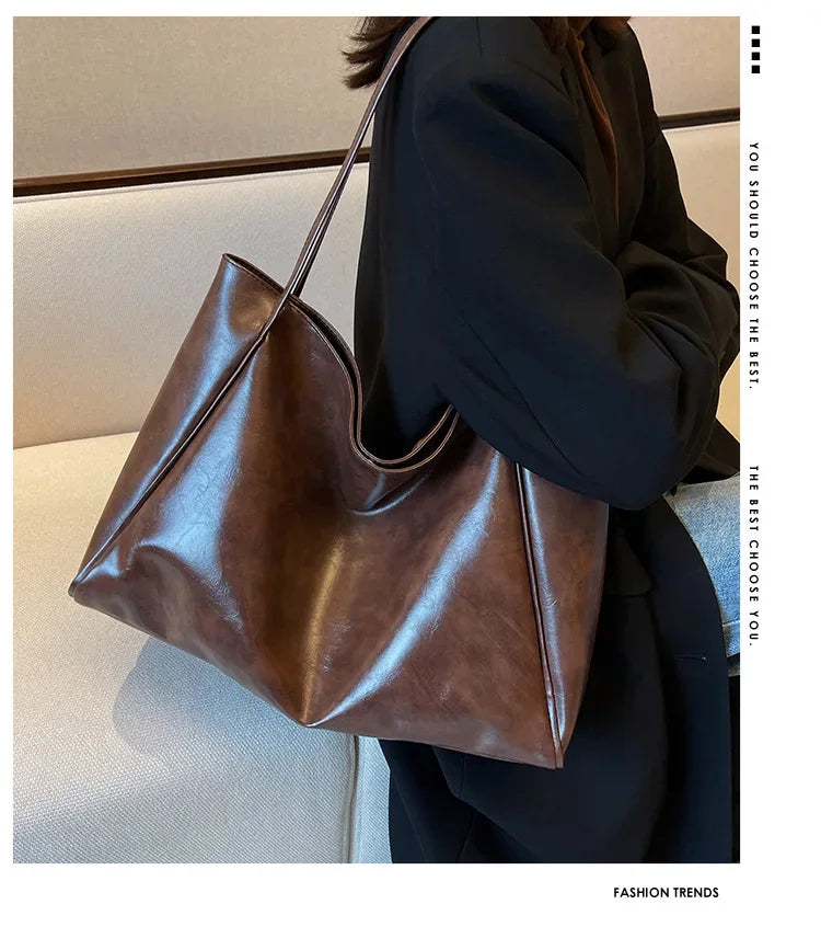 Large Leather Shoulder Bag