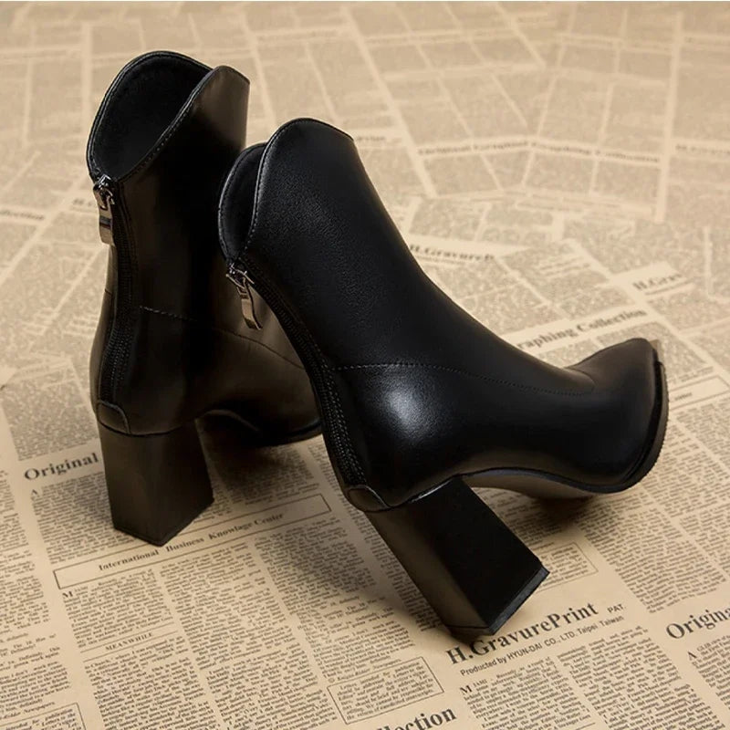 High Heel Ankle Boots