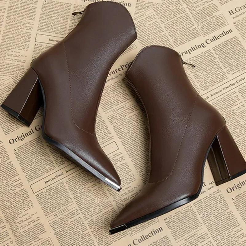 High Heel Ankle Boots