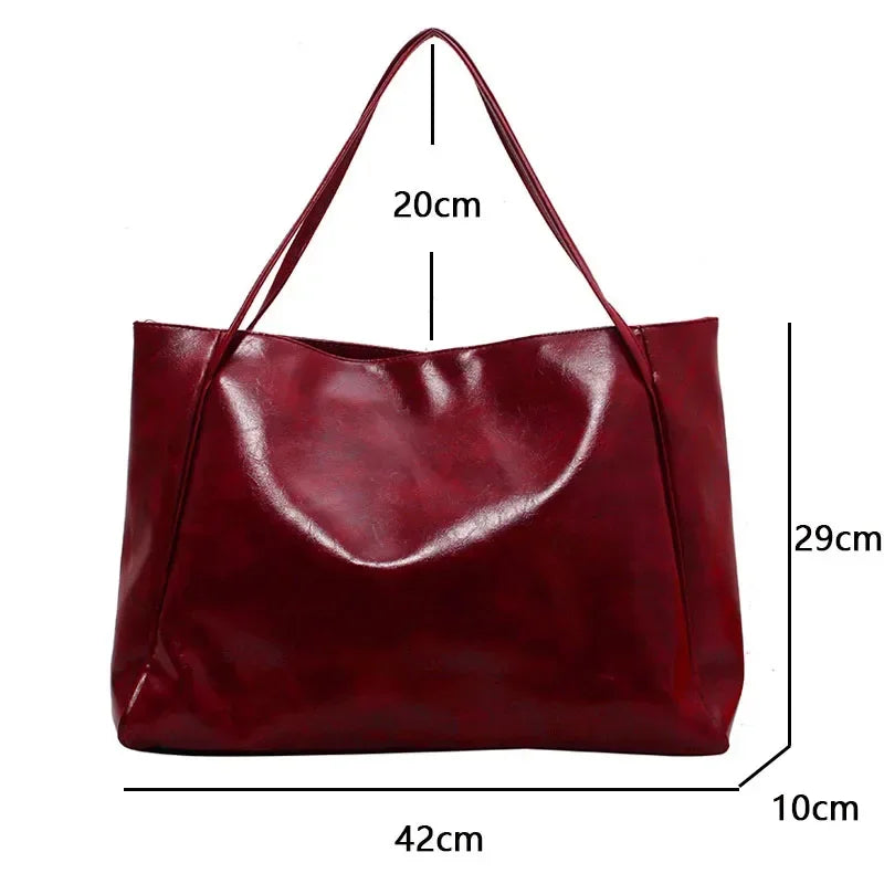 Large Leather Shoulder Bag