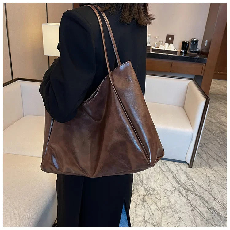 Large Leather Shoulder Bag