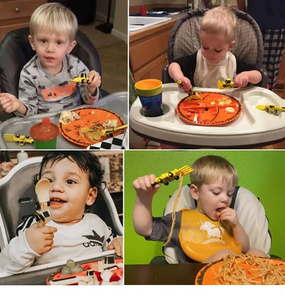 Plate and Utensils Set For Kids