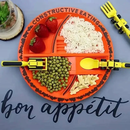Plate and Utensils Set For Kids